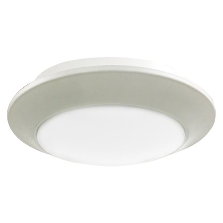 OR 20816LEDD-WH-ACR 2.75 x 9.25 in. Relic Round LED Flush Mount, White & Acrylic Lens OR1491535
